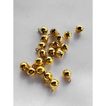 Rolničky Ø6 mm barva zlatá