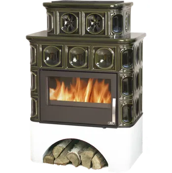 Krbová kamna Kachlová kamna ABX KARELIE písková, zelená, hnědá, perle Barevné varianty: písková