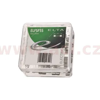 Autopojistky pojistka skleněná 5x20 1A (sada 50ks)