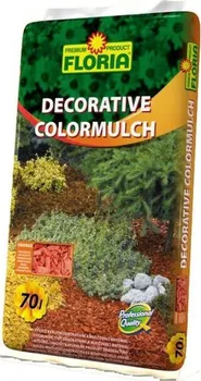Substrát Agro Floria Decorative ColorMulch oranžová 70 l