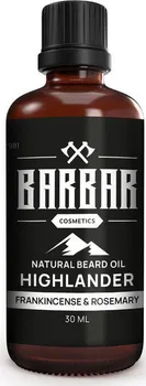 Péče o vousy Barbar Highlander Regenerační olej na vousy 30 ml