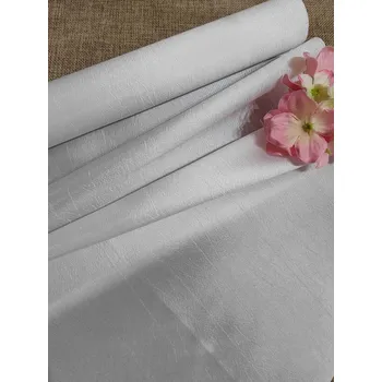 Krajka Dekorační taft jednostranný šíře 36 cm bílý