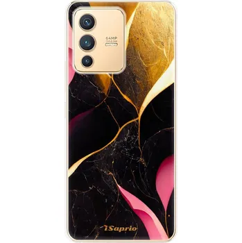 Odolné silikonové pouzdro iSaprio - Gold Pink Marble - Vivo V23 5G
