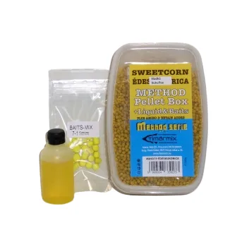 Návnadová surovina Method mix box 3v1 Sladká kukuřice 500g (Timár)