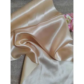 Satén jednostranný šíře 36 cm zlatý