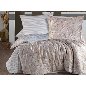 Povlečení SATENOVÉ LOŽNÍ POVLEČENÍ SATINLOVE EXCLUSIVE PALMIRA 160X200 CM, 2KS 70X80 CM VZOROVANÉ