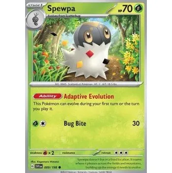 Volný čas Pokémon SV1en 009/198 Spewpa - Scarlet & Violet Stav: Near Mint, Verze: NORMAL