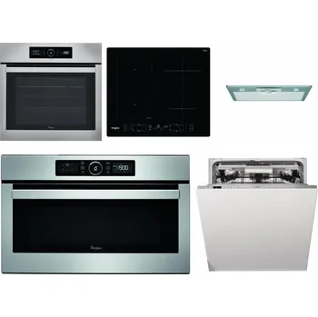 Set domácích spotřebičů WHIRLPOOL ABSOLUTE AKZ9 6230 IX + WHIRLPOOL WL B8160 NE + WHIRLPOOL AKR 650/1 IX + WHIRLPOOL ABSOLUTE AMW 730 IX + WHIRLPOOL WIO 3T133 PLE