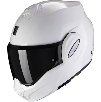 Helma na motorku SCORPION přilba EXO-TECH EVO Solid white - XS