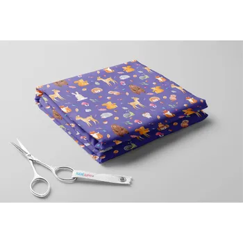 Softshell letní, Zvířátka a lesní plody Barva: Fialová