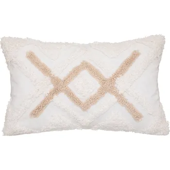 Atmosphera Dekorační povlak na polštář, všívaná bavlna, 30 x 50 cm