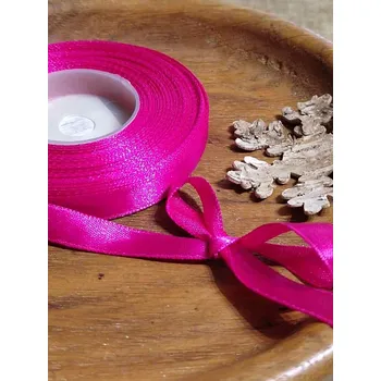 Stuha Atlasová stuha šíře 10 mm fuchsiová