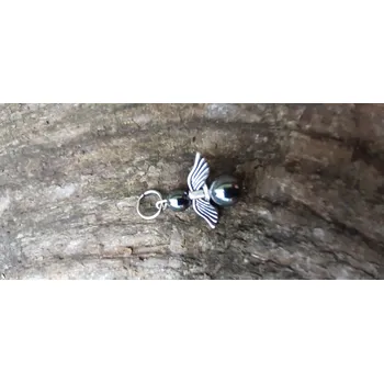 Přívěsek přívěsek hematit andílek