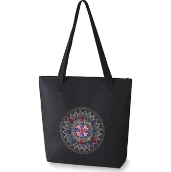 Kabelka Wooline Kabelka dámská filcová černá