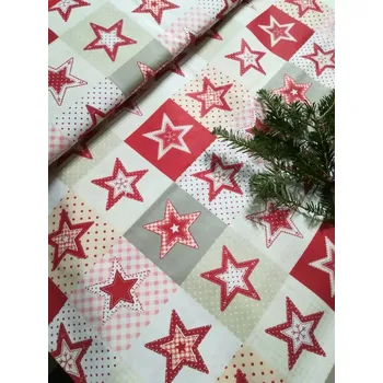 Bavlněná látka hvězdy