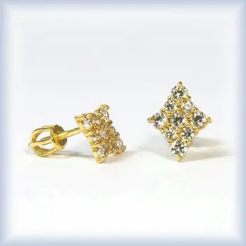 Náušnice bílé zlato