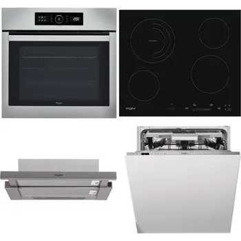 Set domácích spotřebičů WHIRLPOOL ABSOLUTE AKZ9 6230 IX + WHIRLPOOL AKT 8900 BA + WHIRLPOOL AKR 5390/1 IX + WHIRLPOOL WIO 3O540 PELG