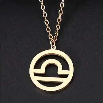 Řetízek Blingstar Řetízek Znamení zvěrokruhu - Váhy * nerez ocel * přívěsek