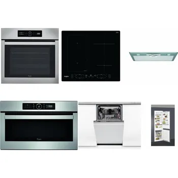 Set domácích spotřebičů WHIRLPOOL ABSOLUTE AKZ9 6230 IX + WHIRLPOOL WL B8160 NE + WHIRLPOOL AKR 650/1 IX + WHIRLPOOL ABSOLUTE AMW 730 IX + WHIRLPOOL WSIO 3O34 PFE X + WHIRLPOOL ART 66112