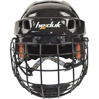 Hokejová helma Helma Hejduk XX + Koš, černá, Senior, S-M, 54-58cm, Černý koš Hejduk