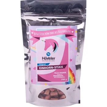 Höveler Pamlsky pro koně Einhorn Stixx Höveler, 0,75 kg