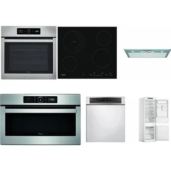 Set domácích spotřebičů WHIRLPOOL ABSOLUTE AKZ9 6230 IX + WHIRLPOOL AKT 8900 BA + WHIRLPOOL AKR 650/1 IX + WHIRLPOOL ABSOLUTE AMW 730 IX + WHIRLPOOL WBC 3C34 PF X + WHIRLPOOL WHC18 T311