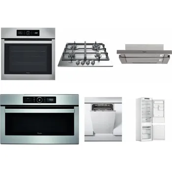 Set domácích spotřebičů WHIRLPOOL ABSOLUTE AKZ9 6230 IX + WHIRLPOOL TKRL 661 IX EU + WHIRLPOOL AKR 5390/1 IX + WHIRLPOOL ABSOLUTE AMW 730 IX + WHIRLPOOL WSIC 3M27 C + WHIRLPOOL WHC18 T311
