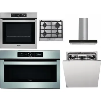 Set domácích spotřebičů WHIRLPOOL AKZ9 9480 IX + WHIRLPOOL AKR 351/IX + WHIRLPOOL WHBS 62F LT K + WHIRLPOOL ABSOLUTE AMW 730 IX + WHIRLPOOL WIO 3O540 PELG