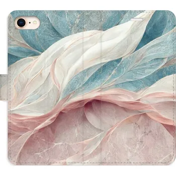 Pouzdro na mobilní telefon Flipové pouzdro iSaprio - Old Leaves 03 - iPhone 7/8/SE 2020