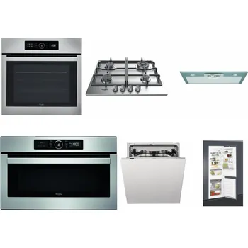 Set domácích spotřebičů WHIRLPOOL ABSOLUTE AKZ9 6230 IX + WHIRLPOOL TKRL 661 IX EU + WHIRLPOOL AKR 650/1 IX + WHIRLPOOL ABSOLUTE AMW 730 IX + WHIRLPOOL WIC 3C33 PFE + WHIRLPOOL ART 65031