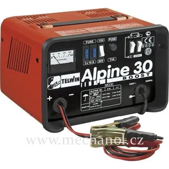 Nabíječka autobaterie Nabíječka autobaterií TELWIN ALPINE 30 Boost 12/24V (Nabiječ Telwin)