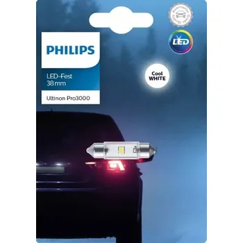 Autožárovka Philips Ultinon Pro3000 11854U30CWB1 C5W SV8,5 12V 0,6W