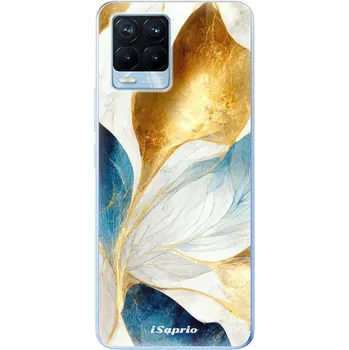 Pouzdro na mobilní telefon Odolné silikonové pouzdro iSaprio - Blue Leaves - Realme 8 / 8 Pro