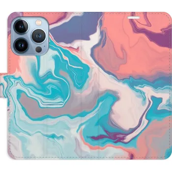 Pouzdro na mobilní telefon Flipové pouzdro iSaprio - Abstract Paint 06 - iPhone 13 Pro