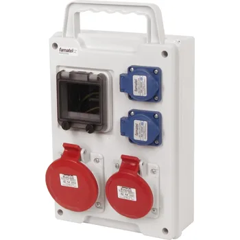 Rozvaděč eb380 - EB 201010.V /4M Zás.skříň EasyBOX IP44 pouze vydrátovaná, přenosná (držadlo)