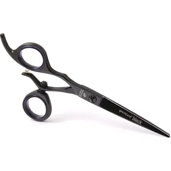 Kadeřnické nůžky Progline Procut Black 6,5" Left Moving Ring 34265L.TK - Profesionální kadeřnické nůžky