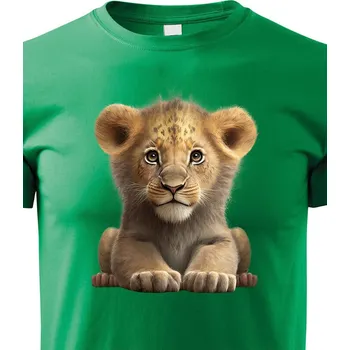 Chlapecké tričko Dětské triko Lvíče, Barva Zelená, Velikost 110 cm/4 roky, Canvas Dětské tričko Bezvatriko.cz 1795