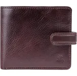Visconti pánská kožená peněženka s extra zipem hnědá tmavá