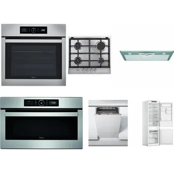 Set domácích spotřebičů WHIRLPOOL ABSOLUTE AKZ9 6230 IX + WHIRLPOOL AKR 351/IX + WHIRLPOOL AKR 650/1 IX + WHIRLPOOL ABSOLUTE AMW 730 IX + WHIRLPOOL WSIC 3M27 C + WHIRLPOOL WHC18 T311