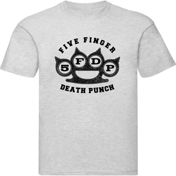 šedivé pánské triko Five Finger Death Punch