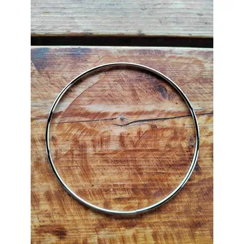 Lapač snů Kovový kruh na lapač snů / k dekorování Ø12 cm