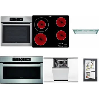 Set domácích spotřebičů WHIRLPOOL ABSOLUTE AKZ9 6230 IX + WHIRLPOOL AKT 8130/NE + WHIRLPOOL AKR 650/1 IX + WHIRLPOOL ABSOLUTE AMW 730 IX + WHIRLPOOL WSIO 3O34 PFE X + WHIRLPOOL ART 65031