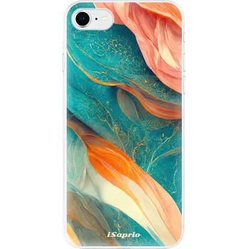 Pouzdro na mobilní telefon Odolné silikonové pouzdro iSaprio - Abstract Marble - iPhone SE 2020