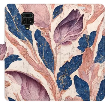 Pouzdro na mobilní telefon Flipové pouzdro iSaprio - Old Leaves 02 - Xiaomi Redmi Note 9 Pro / Note 9S