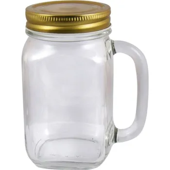 Sklenice Sklenice s uchem 0,48 l + víčko