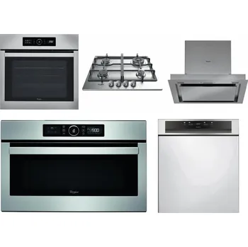 Set domácích spotřebičů WHIRLPOOL ABSOLUTE AKZ9 6230 IX + WHIRLPOOL TKRL 661 IX EU + WHIRLPOOL AKR 860 IX + WHIRLPOOL ABSOLUTE AMW 730 IX + WHIRLPOOL WBC 3C34 PF X