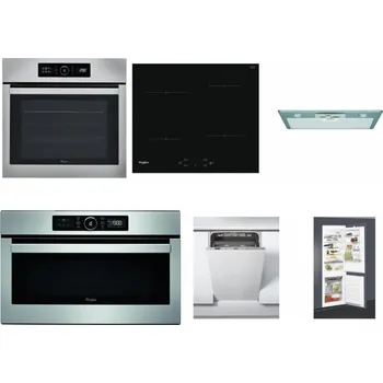 Set domácích spotřebičů WHIRLPOOL ABSOLUTE AKZ9 6230 IX + WHIRLPOOL WS Q2760 BF + WHIRLPOOL AKR 650/1 IX + WHIRLPOOL ABSOLUTE AMW 730 IX + WHIRLPOOL WSIC 3M27 C + WHIRLPOOL ART 65031