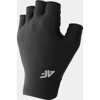 Rukavice 4F 4FSS23AFGLU057 DEEP BLACK Unisex cyklistické rukavice US L