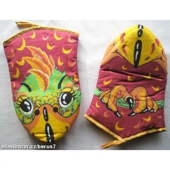 Chňapka CHŇAPKA - CHŇAPKY PAPOUŠEK tmavě červený