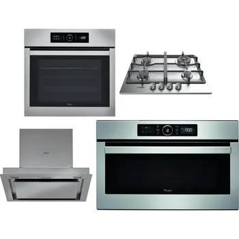 Set domácích spotřebičů WHIRLPOOL ABSOLUTE AKZ9 6230 IX + WHIRLPOOL TKRL 661 IX EU + WHIRLPOOL AKR 860 IX + WHIRLPOOL ABSOLUTE AMW 730 IX